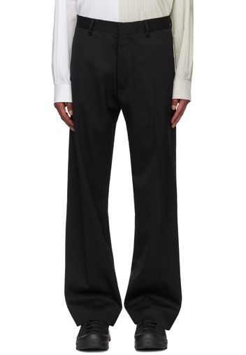 MM6 Maison Margiela Black Tailoring Wool Trousers