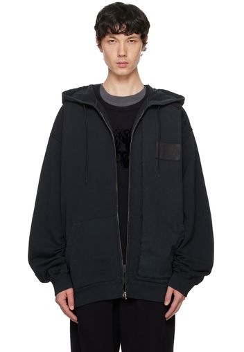 MM6 Maison Margiela Black Zip Hoodie