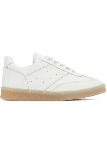 MM6 Maison Margiela Off-White 6 Court Sneakers