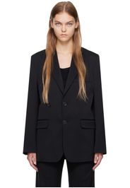 MM6 Maison Margiela Black Single-Breasted Blazer