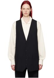 MM6 Maison Margiela Black Tailoring Vest