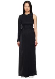 MM6 Maison Margiela Black Fluid Maxi Dress