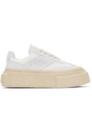 MM6 Maison Margiela White & Gray Crosta London & Mesh Sneakers