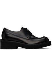 MM6 Maison Margiela Black Polished Oxfords