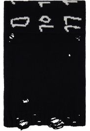 MM6 Maison Margiela Black Numeric Scarf