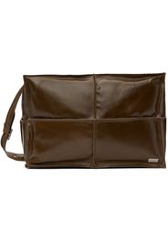 MM6 Maison Margiela Brown Numeric Weekender Bag