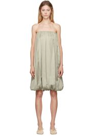 MM6 Maison Margiela Khaki Gathered Minidress