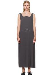 MM6 Maison Margiela Gray Fluid Maxi Dress