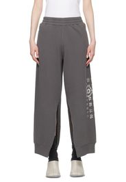 MM6 Maison Margiela Black Printed Lounge Pants