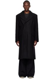 MM6 Maison Margiela Black Insulated Coat