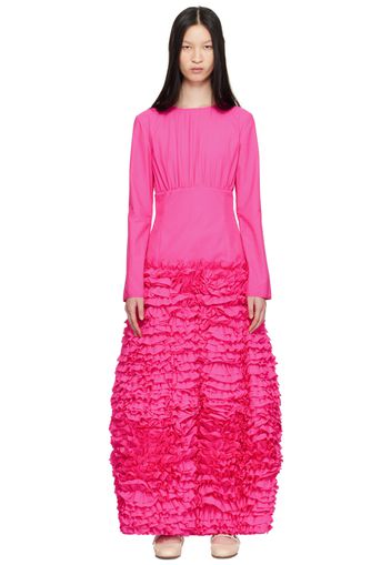 Molly Goddard Pink Phillis Maxi Dress