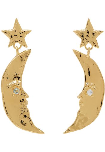 Mondo Mondo Gold Moon Earrings