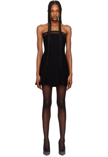 Mônot Black Layered Minidress