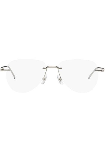 Montblanc Silver Aviator Glasses