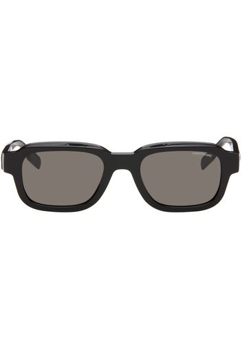 Montblanc Black Rectangular Sunglasses