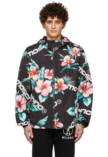 Moschino Black Floral Jacket