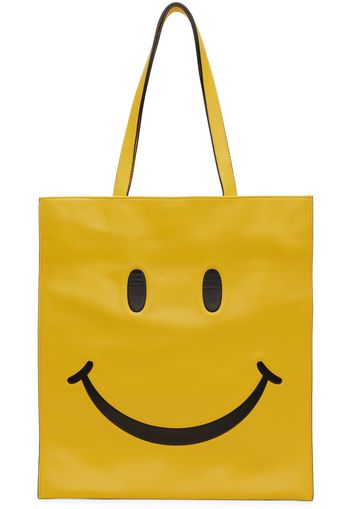 Moschino Yellow SMILEY Shopper Tote