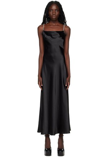 MSGM Black Jewel Straps Dress