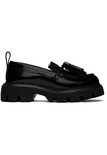 MSGM Black Tassel Loafers