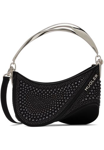 Mugler Black Small Spiral Curve 01 Bag