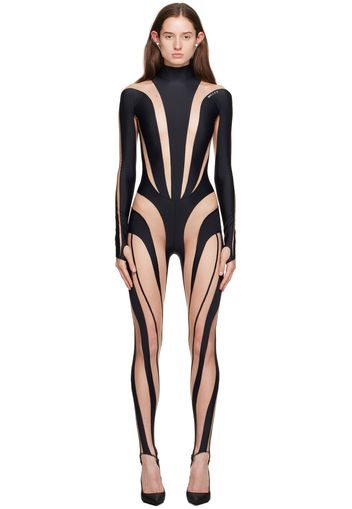 Mugler Black Iconic Jumpsuit