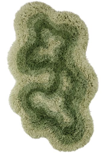 Mush Studios Green Medium Bur Shag Rug