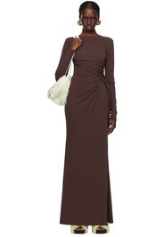 Nanushka Brown Marghe Maxi Dress