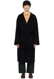 Nanushka Black Timo Coat