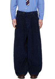 NEEDLES Navy H.D. Trousers