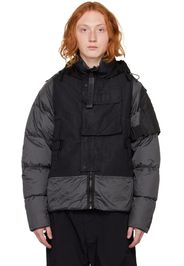 NEMEN® Black Army Multifabrics Down Jacket