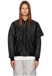 NEMEN® Black Blake Bomber Jacket