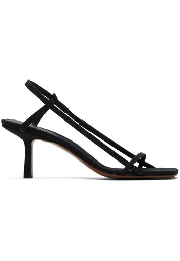 NEOUS Black Merga Heeled Sandals