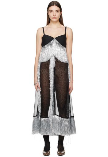 Nicklas Skovgaard Black & Silver Adyson Maxi Dress