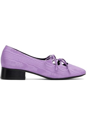 Nicole Saldaña Purple Isabel Ballerina Flats