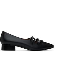 Nicole Saldaña Black Isabel Ballerina Flats