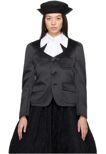 Noir Kei Ninomiya Black Button Blazer