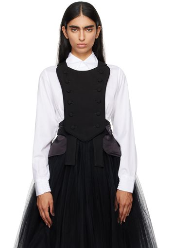 Noir Kei Ninomiya Black Placket Top