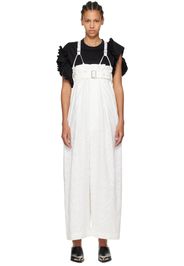 Noir Kei Ninomiya White Floral Jumpsuit