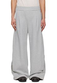 NULLUS Gray Interweaved Sweatpants