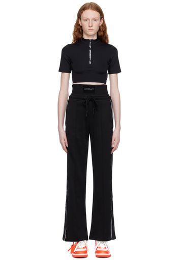 Off-White Black Drawstring Lounge Pants