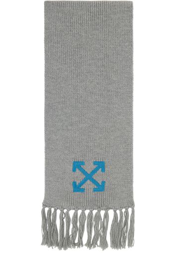 Off-White Gray Arrow Scarf