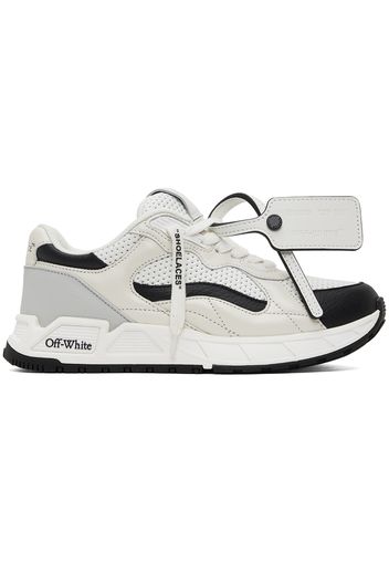 Off-White White & Black Kick Off Sneakers