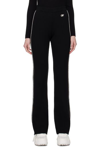 Off-White Black Piping Lounge Pants