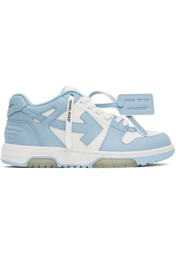 Off-White White & Blue Out Of Office Sneakers