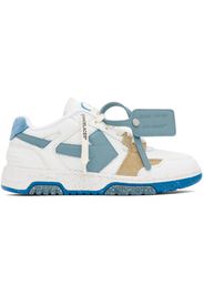 Off-White White & Blue Out Of Office Sneakers