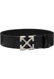Off-White Black Arrow Quote Leather Belt