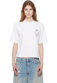 Off-White White Royal Crown Boxy T-shirt