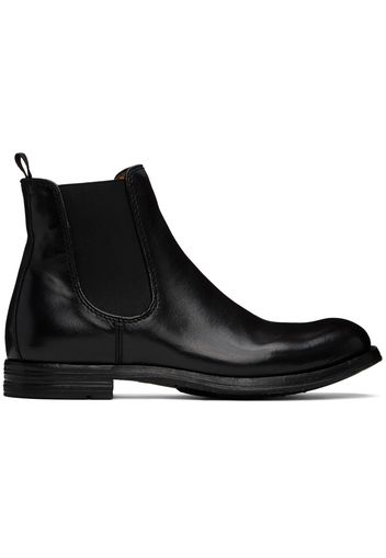 Officine Creative Black Balance 008 Chelsea Boots