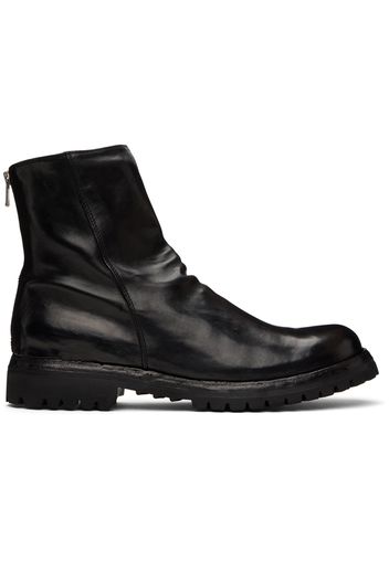 Officine Creative Black Ikonic 006 Boots