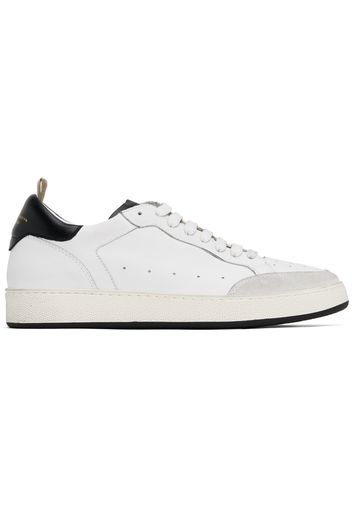 Officine Creative White & Black 'The Answer 001' Sneakers